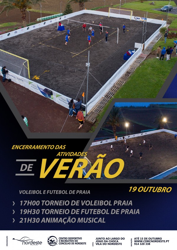 Torneio de Voleibol e Futebol de Praia