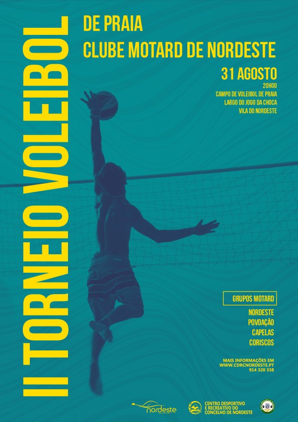 II Torneio de Voleibol de Praia 4x4 Grupos Motard´s