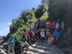 DIA 25 DE JULHO 2020 - SÁBADOS DA NATUREZA – PERCURSO PEDESTRE – TRILHO RIBEIRA DOS CALDEIRÕES – NORDESTE, COM 20 PARTICIPANTES