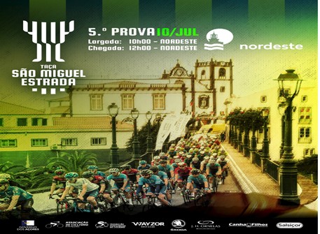 GP AZORES – CHEGADA e PARTIDA DO GP AZORES DE CICLISMO AO CONCELHO DO NORDESTE