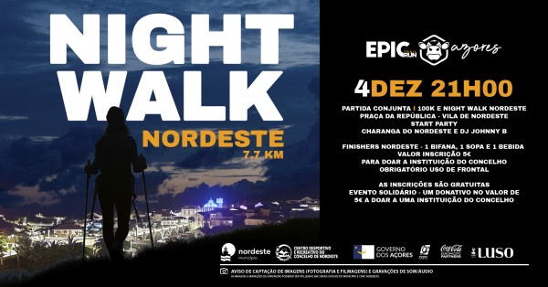 NIGHT WALK EPIC TRAIL AZORES NORDESTE